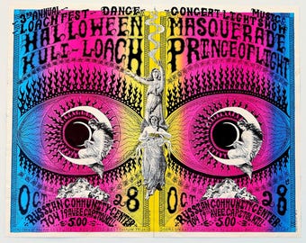 1988 Loach Fest Seattle Poster: Greg Albert Psychedelic Art - Etsy