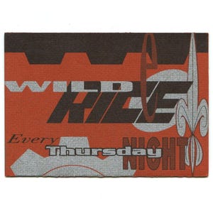 1992 Wild Rice LA Multi-Fold Dance Night Flyer, Old-School Thursdays, Ravefest