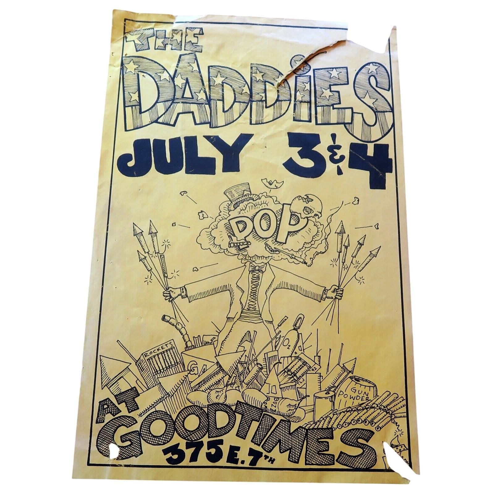 Early 1990s Cherry Poppin Daddies Eugene Oregon Show 11x17 Concert