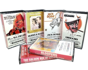 Cassettes de comedia de los años 80: un set de 6 - Programas de radio clásicos