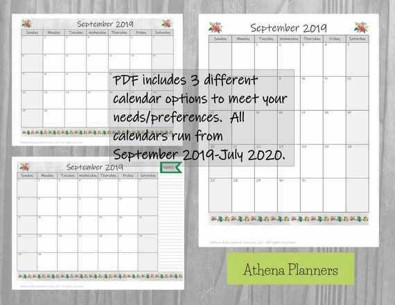 Aacps 2023 Calendar 2019-2020 Aacps Planner: Teacher/Non-Student Edition | Etsy Denmark