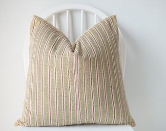 Hmong hand woven Striped Pillow cover