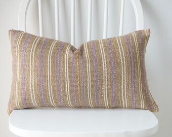 Hmong hand woven Striped Pillow cover