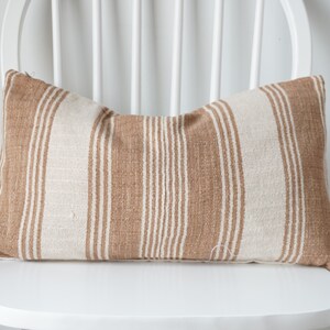 Hmong hand woven Striped Pillow cover