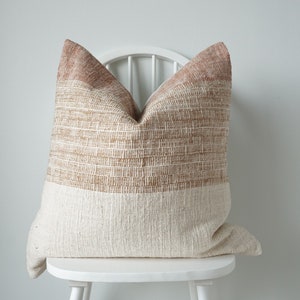 hand woven Striped Pillow cover