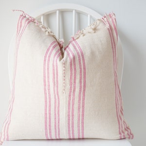 Hmong hand woven Striped Pillow cover