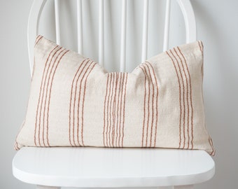 Hmong hand woven Striped Pillow cover