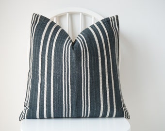 Hmong hand woven Striped Pillow cover