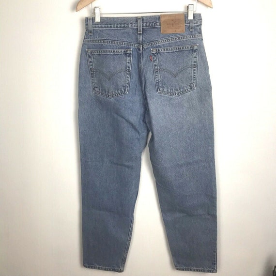 Vintage 90s Levis 550 High Waist Mom Jeans 12  Re… - image 9