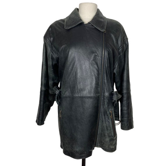 90’s Distressed Leather Jacket, Distressed Vintage Leather Jacket, Boxy  Leather Jacket, Distressed Leather Jacket, Oversized Leather Jacket - Etsy