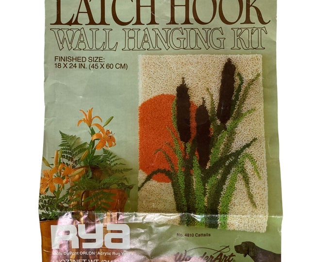 Kit Latch Hook Natura – To All A Good Night – 18x24 – Thème Noël – Vintage