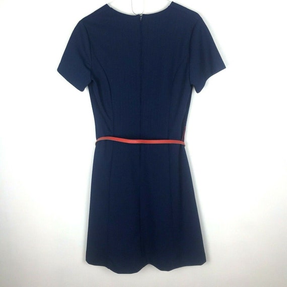 Vintage Walden Classics Suit Dress 14 Navy Red Sl… - image 5