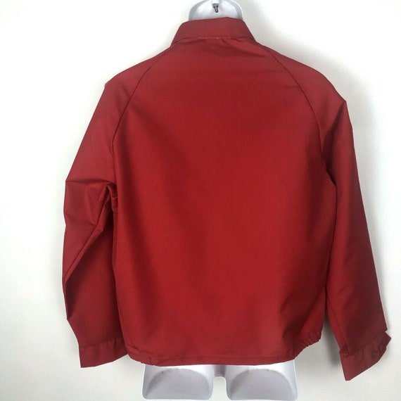 Vintage Red Harrington Jacket Medium Ron Virgin R… - image 7