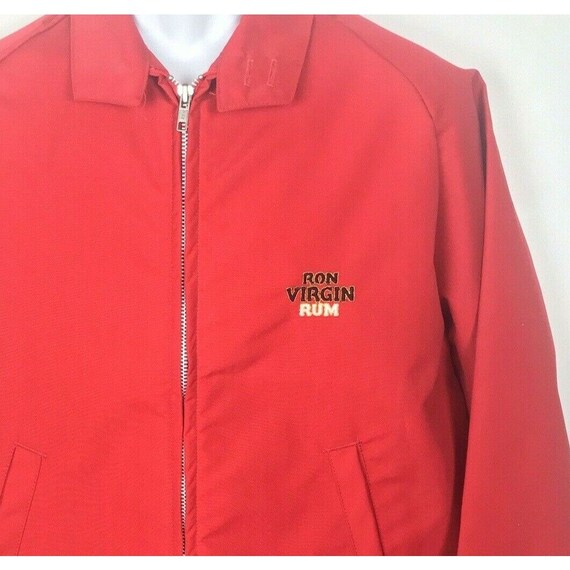 Vintage Red Harrington Jacket Medium Ron Virgin R… - image 5