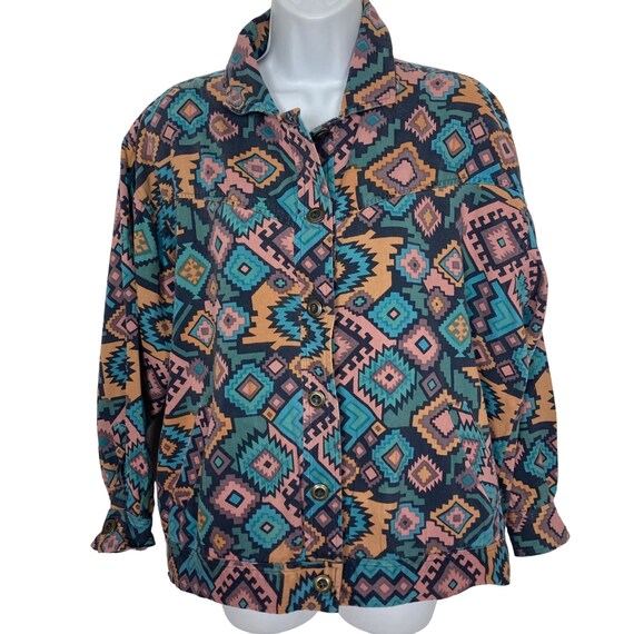 Vintage Brownstone Studio Southwestern Jacket Womens … Gem