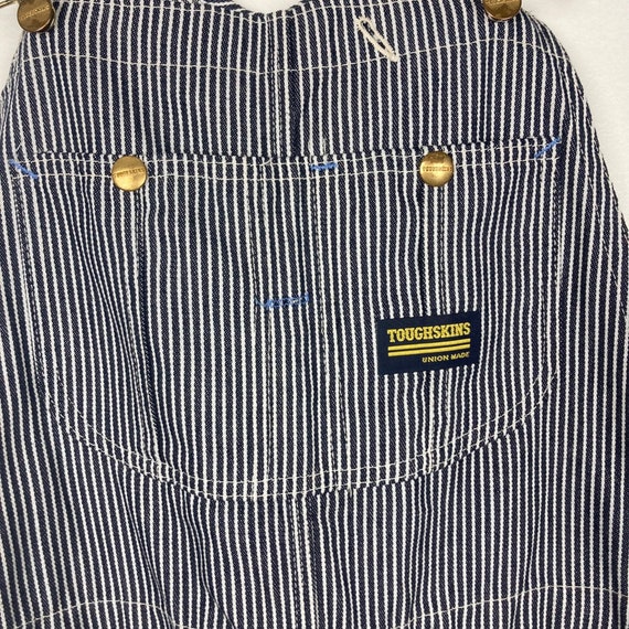 Vintage Sears Toughskins Hickory Stripe Railroad … - image 4