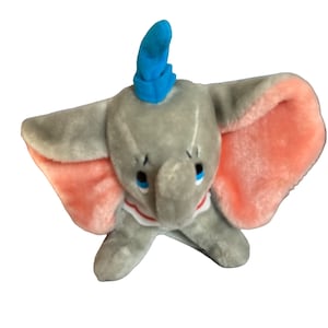 Vintage Disneyland Exclusive Dumbo Plüsch 20 cm Zirkus Elefant Rosa Ohren