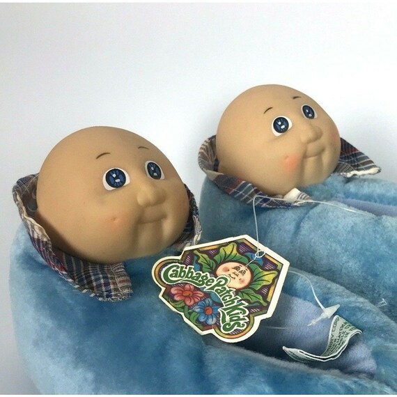 Vintage Cabbage Patch Kids Slippers Youth 11 12 B… - image 3