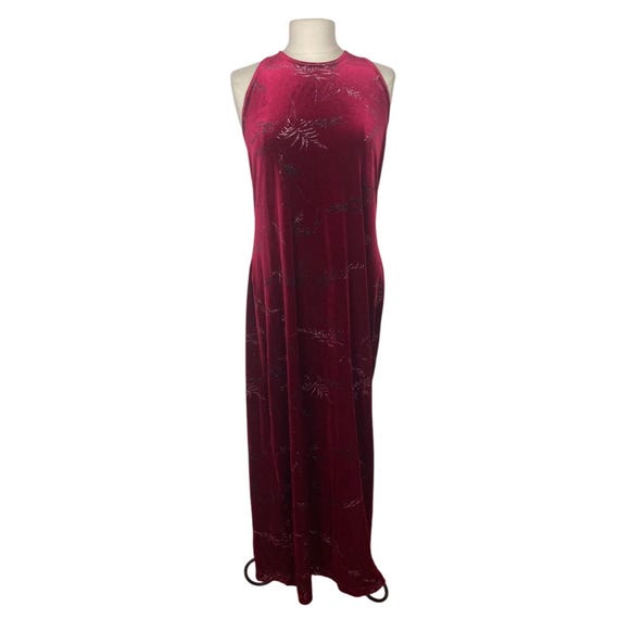 black lace velvet dress Temptation Black Velvet Lace Midi Dress main image 1