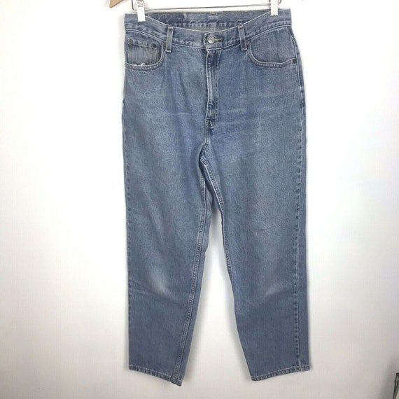 Vintage 90s Levis 550 High Waist Mom Jeans 12  Re… - image 4