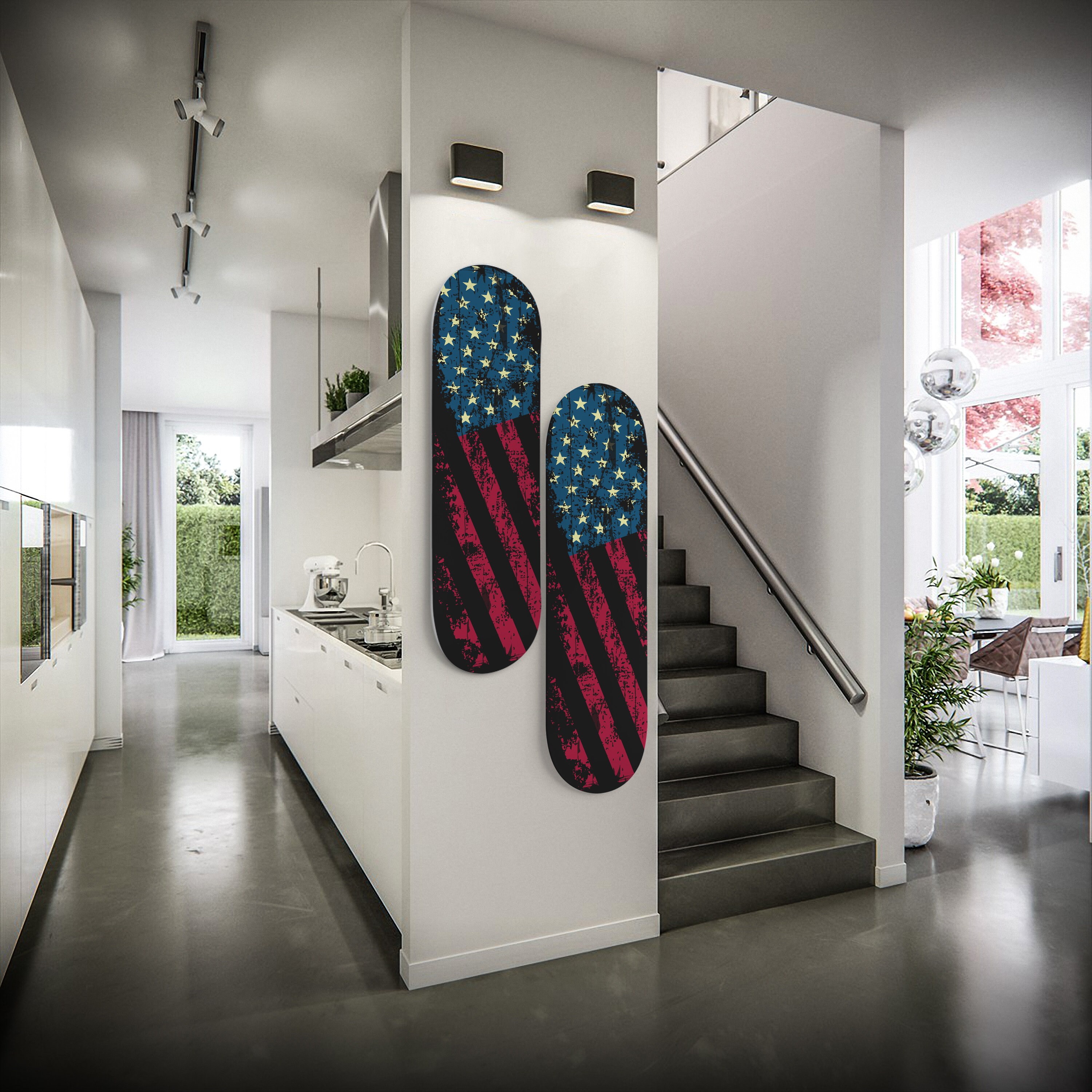 Skateboard Wall Art Skateboard Decor Skateboard Wall Art Etsy