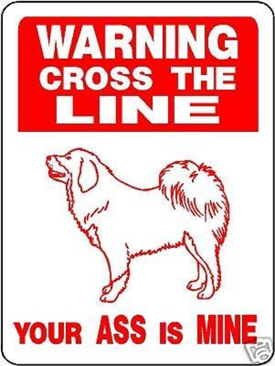 Tibetan Mastiff Dog Aluminum Sign: 9x12, or 12x18 - Etsy