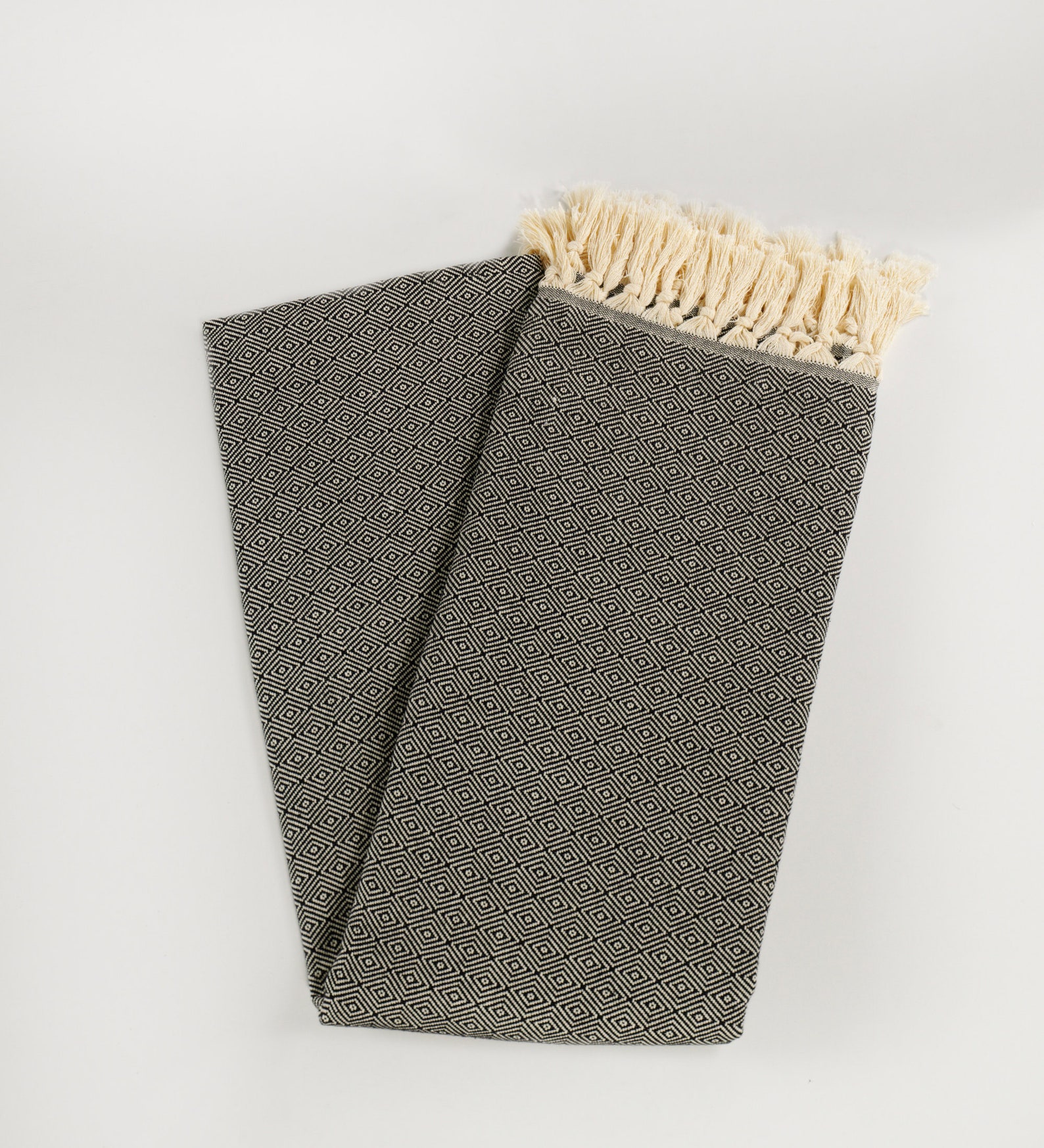 King Size Mustard Diamond Bed Blanket Throw Blanket Etsy