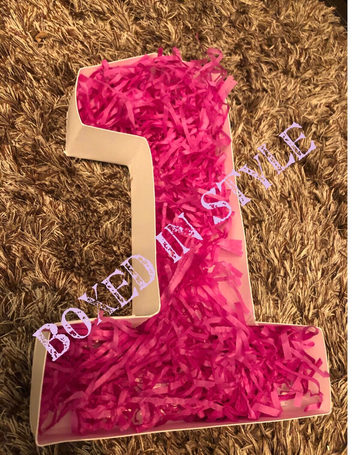 Fillable Number Gift Boxes Etsy