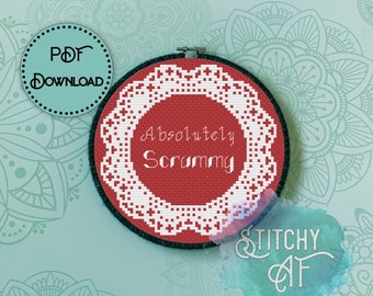 Absolutely Scrummy Cross Stitch Pattern