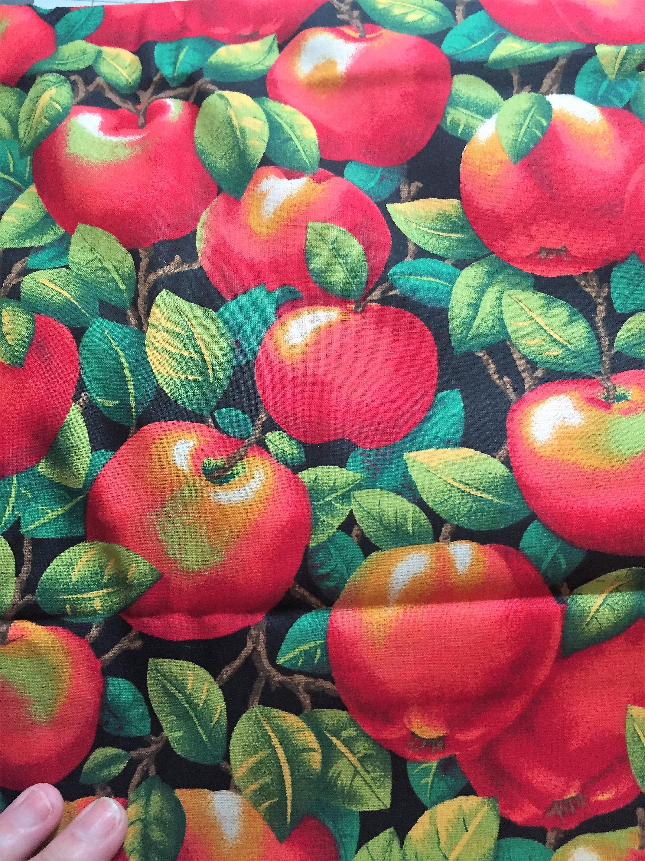 Vintage Apples Cotton Woven FabricBy the Yard Classic Cottons Etsy