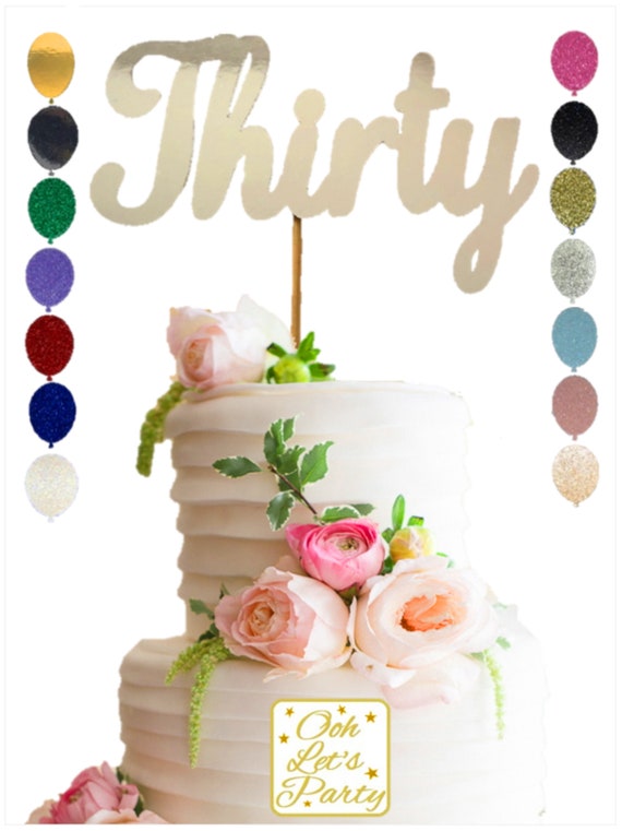 30 Piezas Topper Tarta Cumpleaños, Decoración Tartas Infantiles