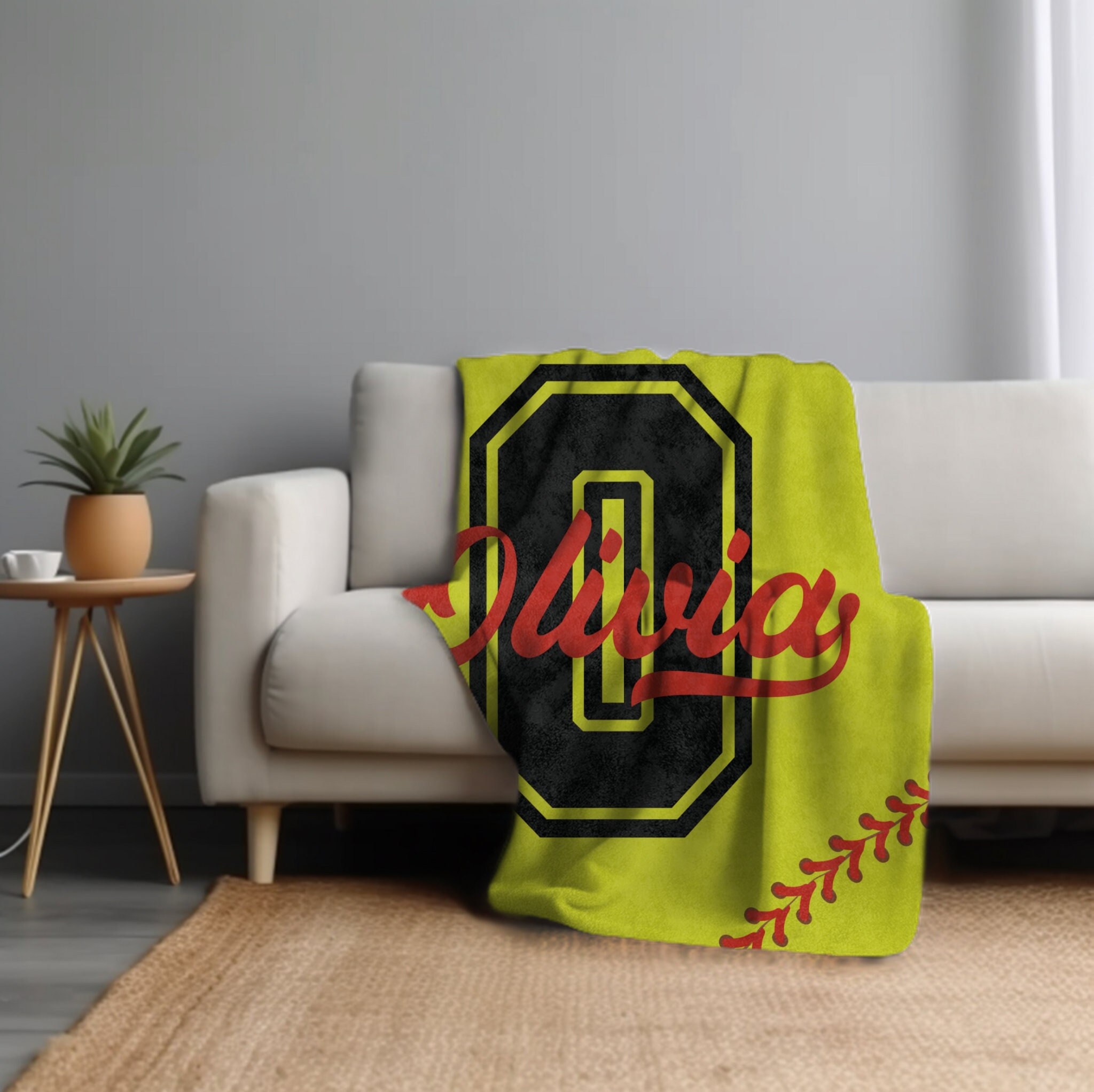 Custom softball blankets hotsell
