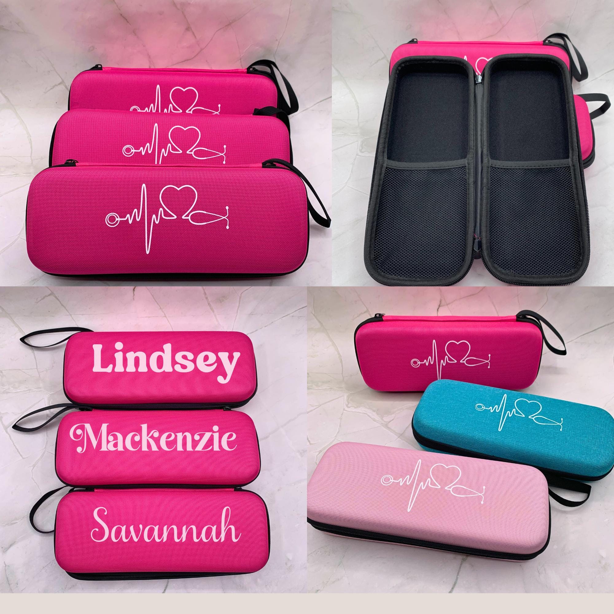 Personalized Nurse Stethoscope Case Nursing Student Birthday Gift Custom Medical Kit Case EMS Gift RN Graduation Gift BSN Appreciation Gift