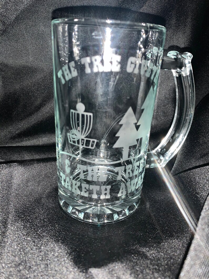 Disc Golf Beer Mug Personalized Beer Mug Funny Disc Golf Beer Etsy