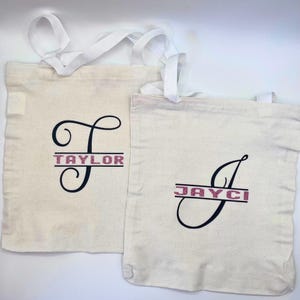 Personalized Name Tote Bag Sleepover Teen Overnight Bag Custom Travel Tote Birthday Gift for Her Preteen Weekend Bag Girl Camp Bag Gift Idea