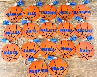 Etiqueta personalizada para mochila de basquete com nome do jogador, lembrança da noite de homenagem aos veteranos, prêmio do banquete de basquete, pingente para mochila do dia do jogo, presente para demonstrar espírito de equipe.