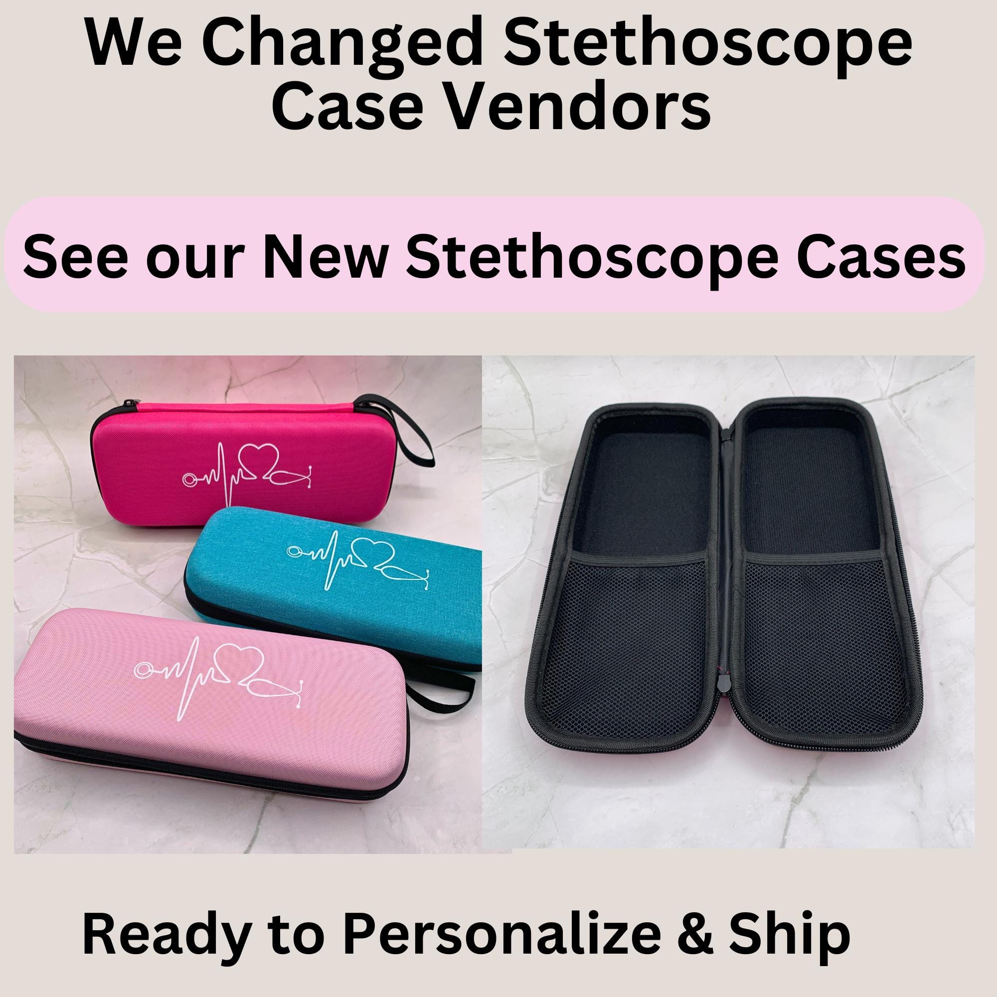 Personalized Nurse Stethoscope Case Nursing Student Birthday Gift Custom Medical Kit Case EMS Gift RN Graduation Gift BSN Appreciation Gift