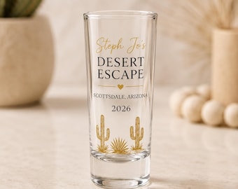 Custom Shot Glass Birthday Girl Trip Bachelorette Wedding Party Decor Reunion Favor Graduation Retirement Ceremony Keepsake Design Your Own
