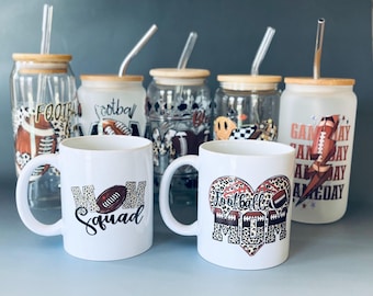 Football Mom Gift Mothers Day Soccer Mom Cup Pickleball Mama Mug Team Mom Appreciation Gift Baseball Mom Coffee Mug Bulldog Mom Birthday Set