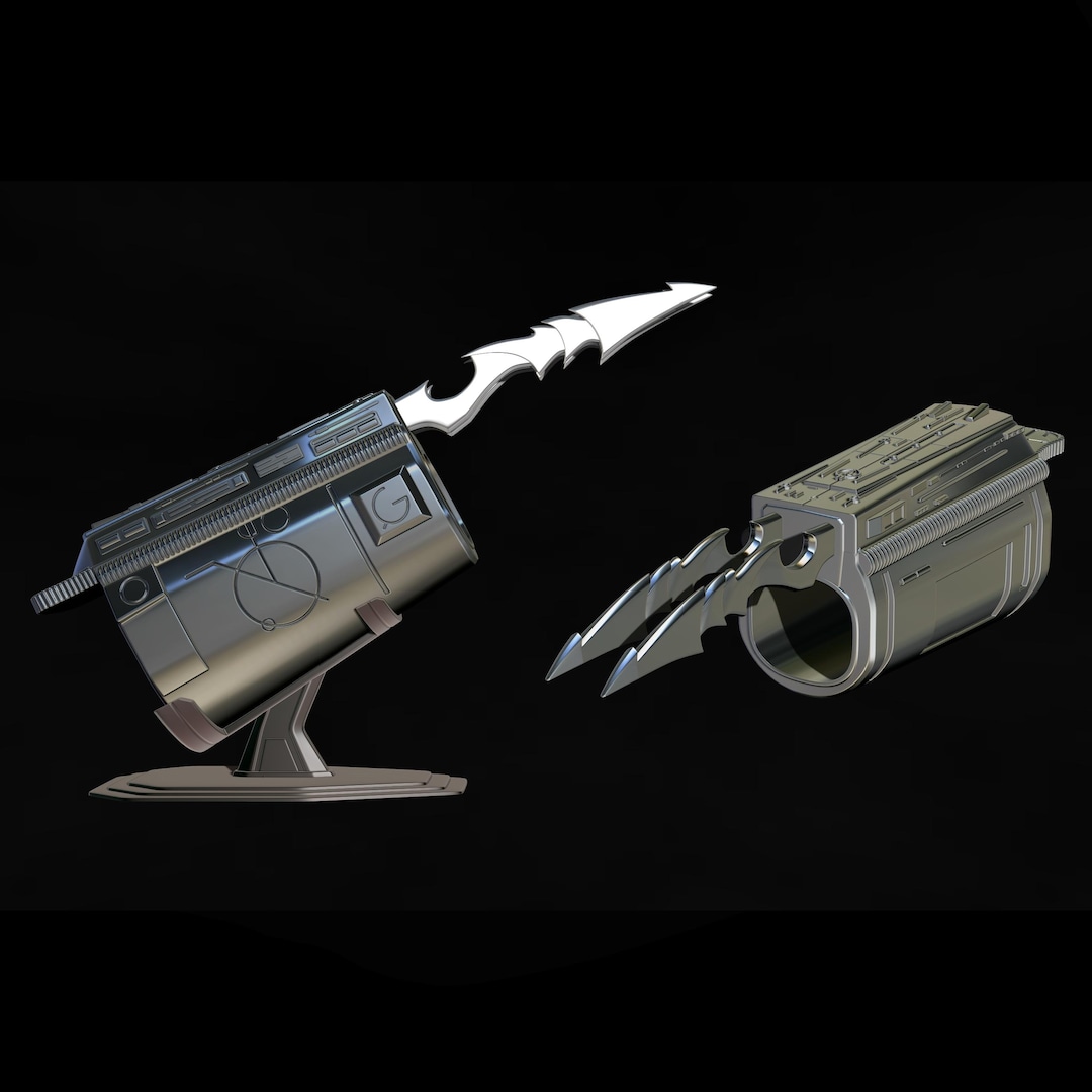 Predator Forearm Predator Gauntlet Forearm Right, Two Versions File STL-OBJ for 3D ...