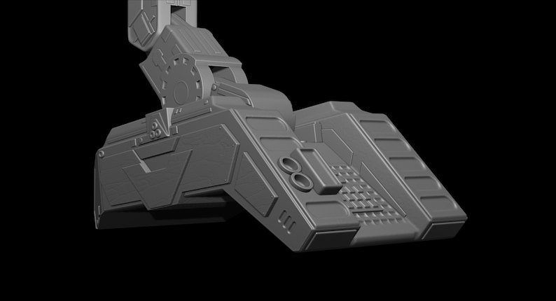 Predator Shoulder Cannon plasma Two Size File for 3D Printer - Model Printing image 9
