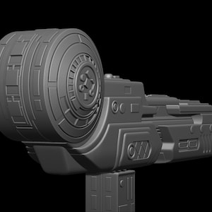 Predator Shoulder Cannon plasma Two Size File for 3D Printer - Model Printing image 5
