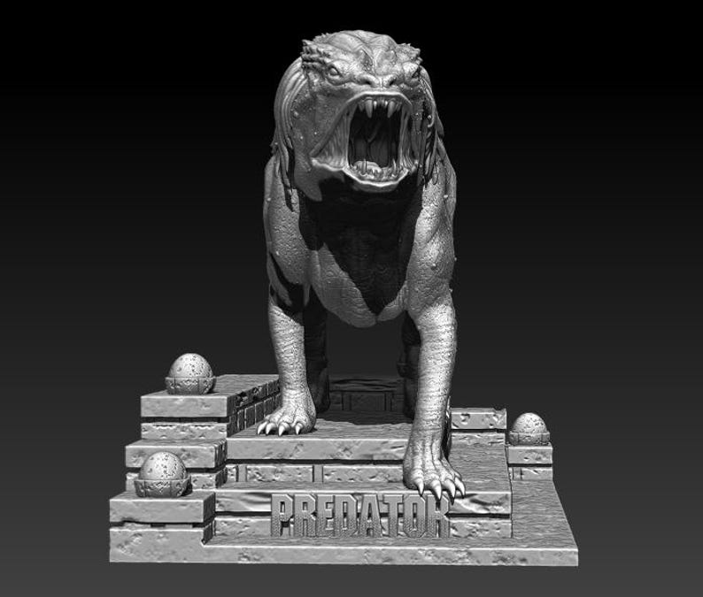 Predator Dog 3D Model STL File for 3D Printing image 4