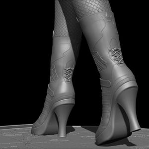 Harley Quinn Suicide Squad file STL-OBJ For 3D printer immagine 12