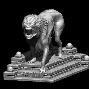 Predator Dog 3D Model STL File for 3D Printing image 2