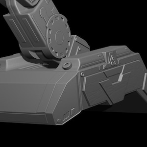 Predator Shoulder Cannon plasma Two Size File for 3D Printer - Model Printing image 10