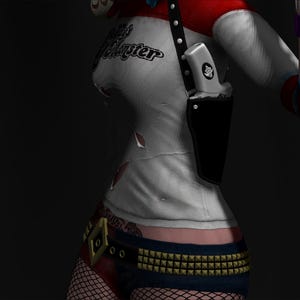 Harley Quinn Suicide Squad file STL-OBJ For 3D printer immagine 7