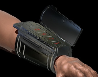 Predator Gauntlet Forearm Left scale 1:1 File STL-OBJ for 3D printer