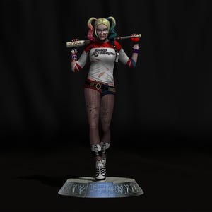 Harley Quinn Suicide Squad file STL-OBJ For 3D printer