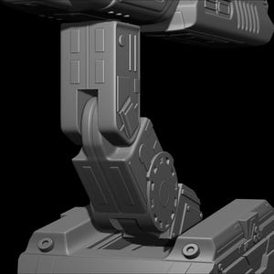 Predator Shoulder Cannon plasma Two Size File for 3D Printer - Model Printing image 8